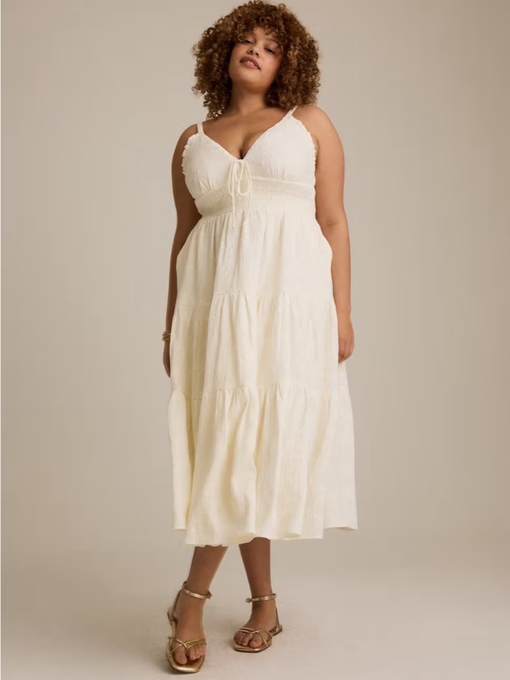 Torrid Festi Tiered Midi Dress